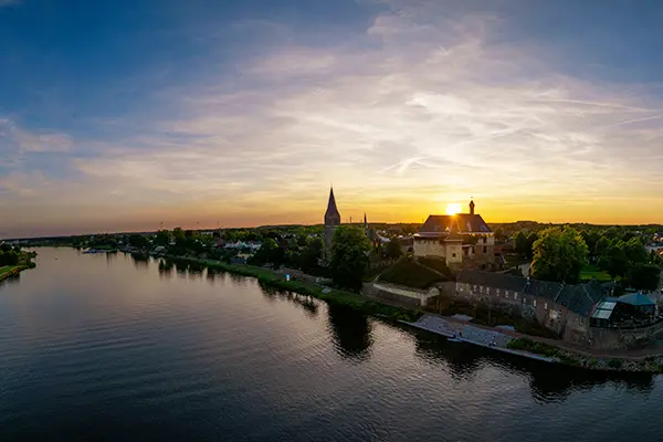 Maas Sonnenuntergang | © Guus Reinartz