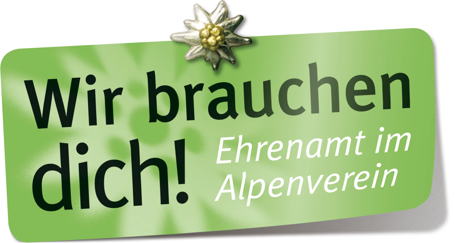 Ehrenamtpickerl | © Deutscher Alpenverein e.V.