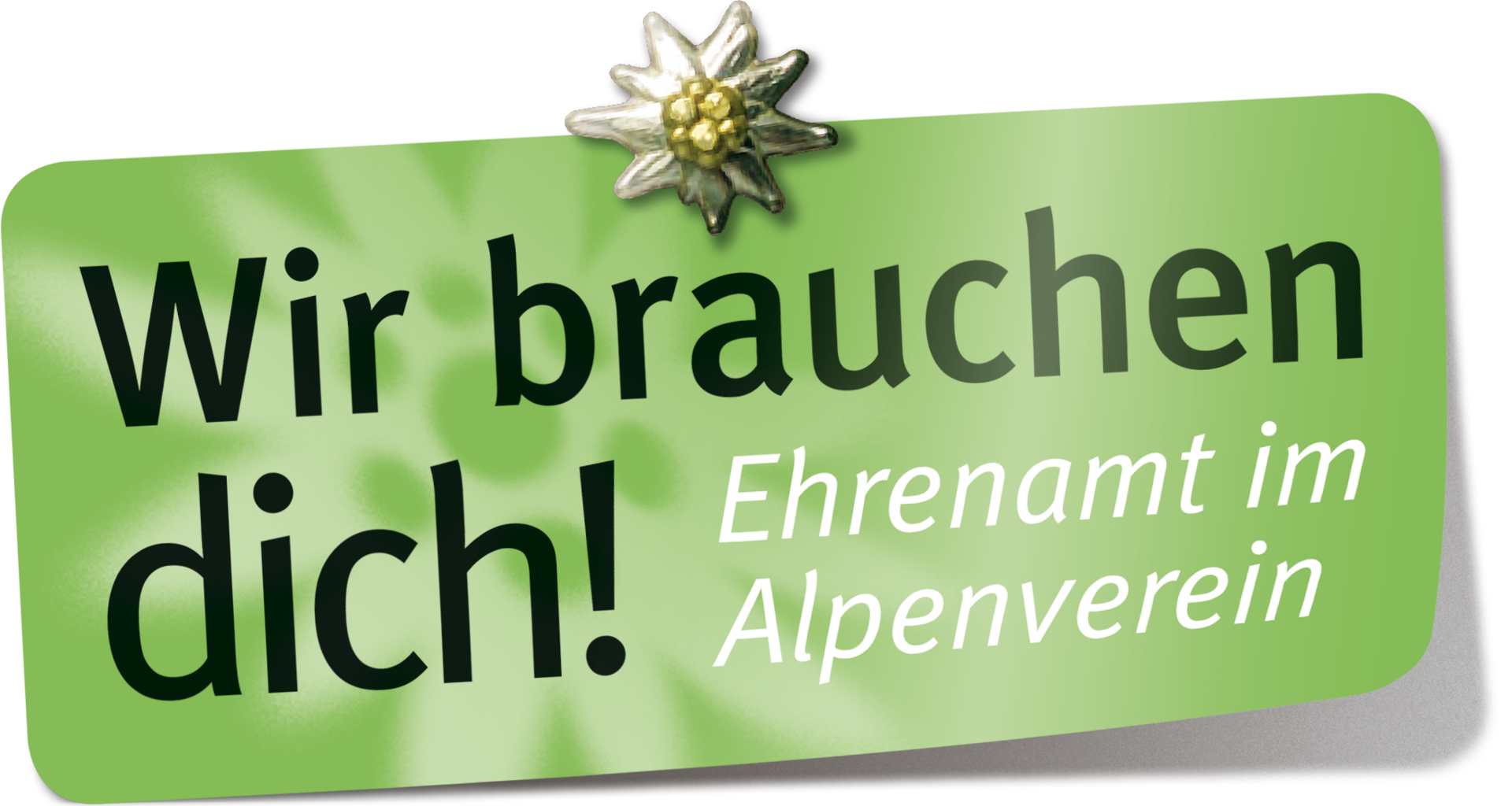 Ehrenamtpickerl | © Deutscher Alpenverein e.V.