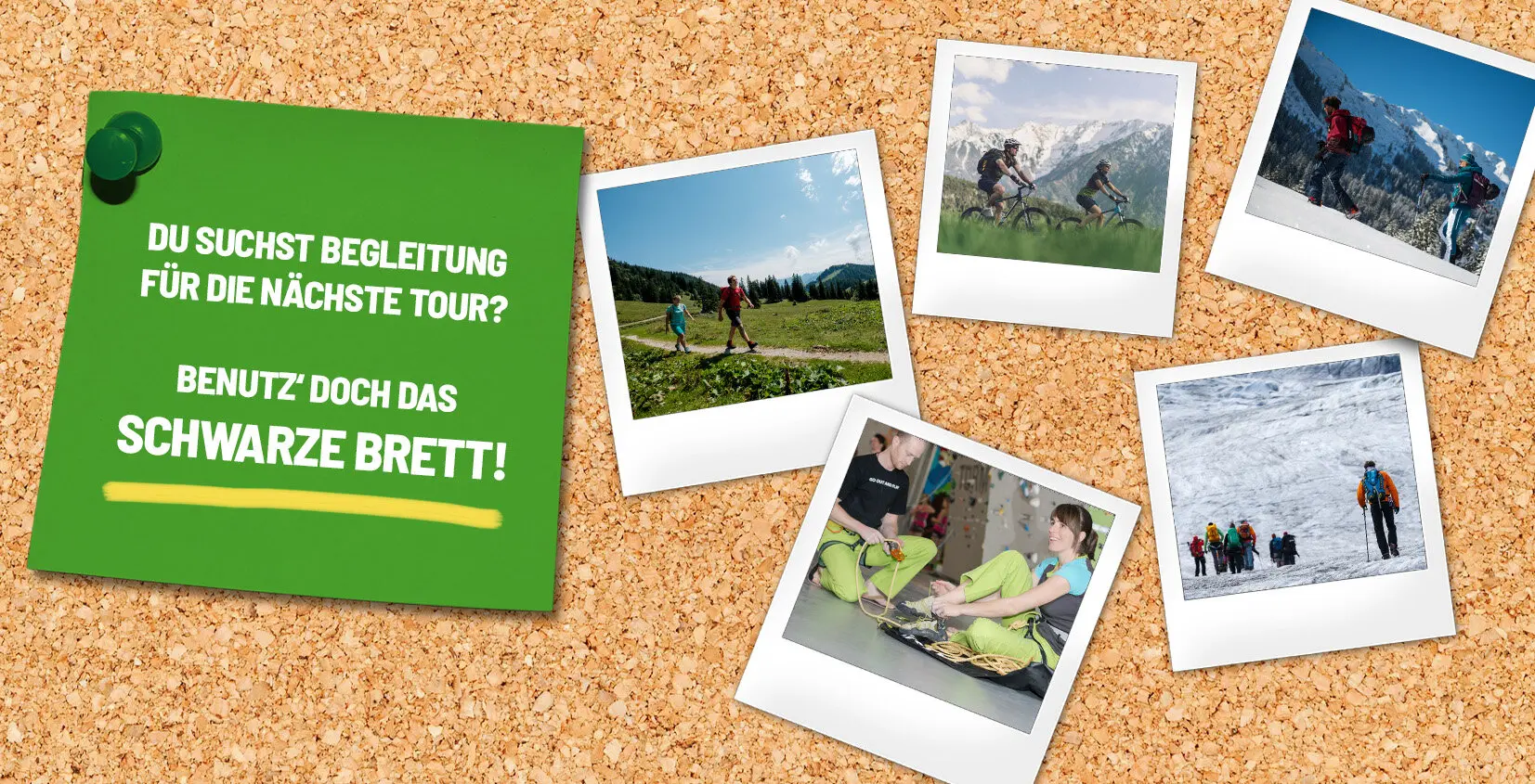 Schwarzes Brett | © DAV Bochum