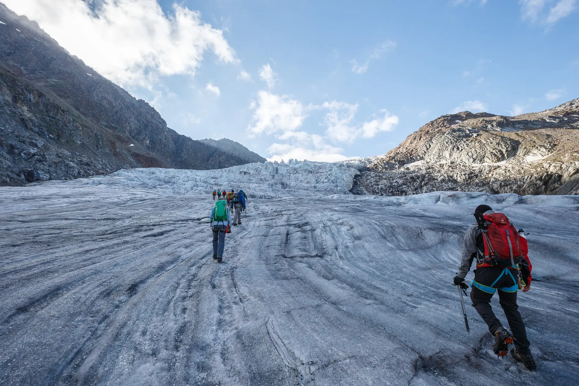 Hochtour: über den Gepatschferner zur Rauhekopfhütte. | © DAV/Marco Kost